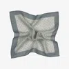 Suitsupply Light Grey Graphic Pocket Square