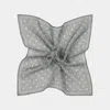 Suitsupply Light Grey Graphic Pocket Square