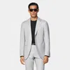 Suitsupply Light Grey Perennial Tailored Fit Havana Suit