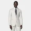 Suitsupply Light Grey Tailored Fit Havana Suit