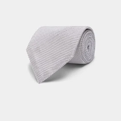 Suitsupply Light Grey Tie In Gray