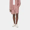 Suitsupply Pink Straight Leg Shorts