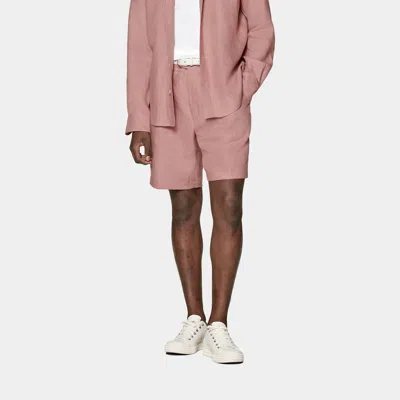 Suitsupply Light Pink Firenze Shorts