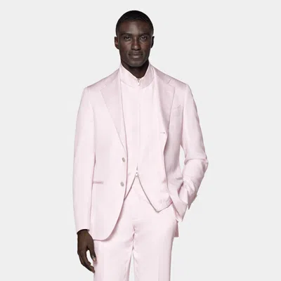Suitsupply Light Pink Tailored Fit Havana Suit