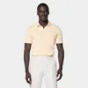 Suitsupply Light Yellow Buttonless Polo