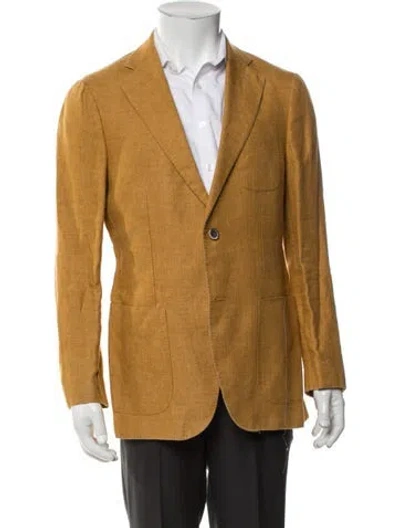 Pre-owned Suitsupply Linen Blazer In Neutrals