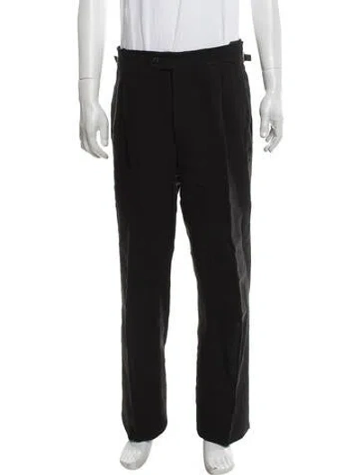 Pre-owned Suitsupply Linen Dress Pants In Black