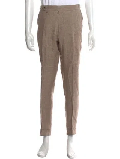 Pre-owned Suitsupply Linen Pants In Neutral