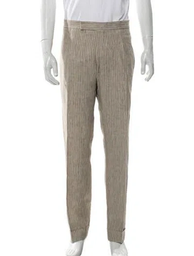 Pre-owned Suitsupply Linen Pants In Neutral