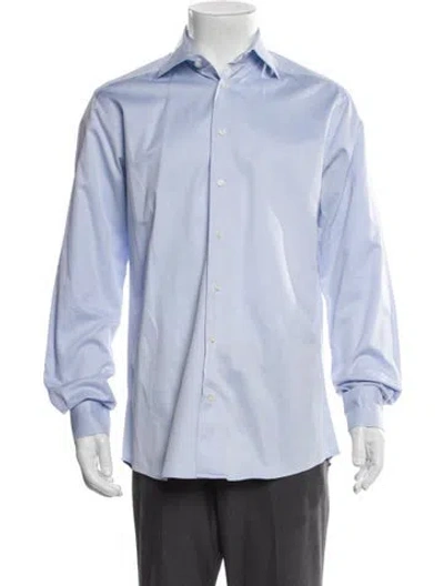 Pre-owned Suitsupply Long Sleeve Dress Shirt In Blue