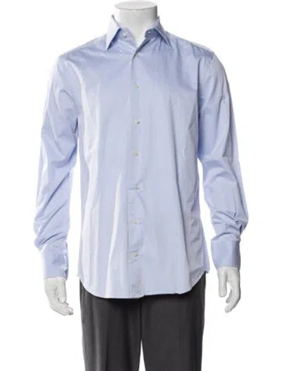 Pre-owned Suitsupply Long Sleeve Dress Shirt In Blue