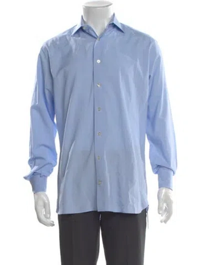 Pre-owned Suitsupply Long Sleeve Dress Shirt In Blue
