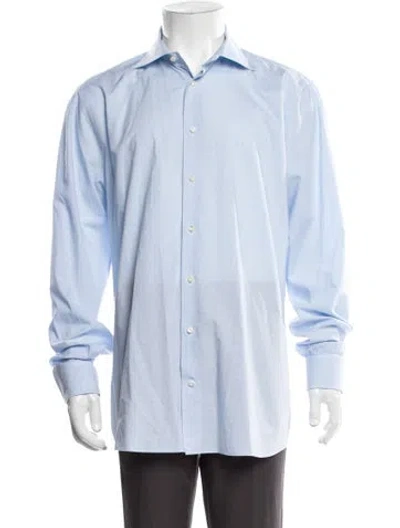 Pre-owned Suitsupply Long Sleeve Dress Shirt In Blue