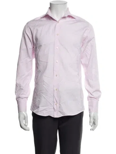 Pre-owned Suitsupply Long Sleeve Dress Shirt In Pink
