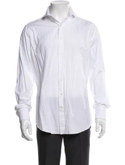 Pre-owned Suitsupply Long Sleeve Dress Shirt In White