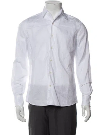 Pre-owned Suitsupply Long Sleeve Dress Shirt In White