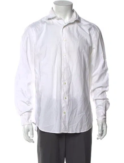 Pre-owned Suitsupply Long Sleeve Dress Shirt In White