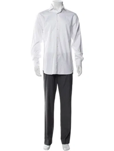 Pre-owned Suitsupply Long Sleeve Dress Shirt In White