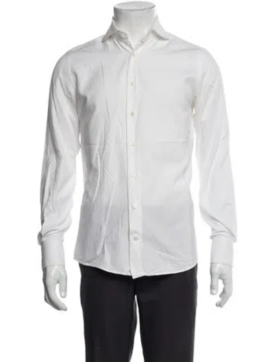 Pre-owned Suitsupply Long Sleeve Dress Shirt In White