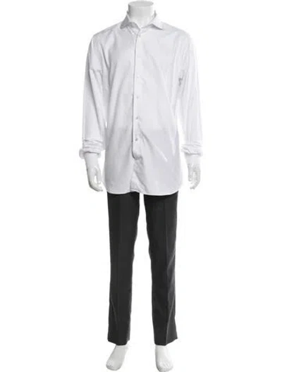 Pre-owned Suitsupply Long Sleeve Dress Shirt In White