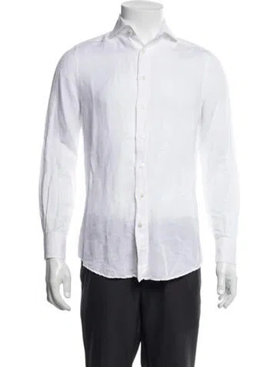 Pre-owned Suitsupply Long Sleeve Dress Shirt In White