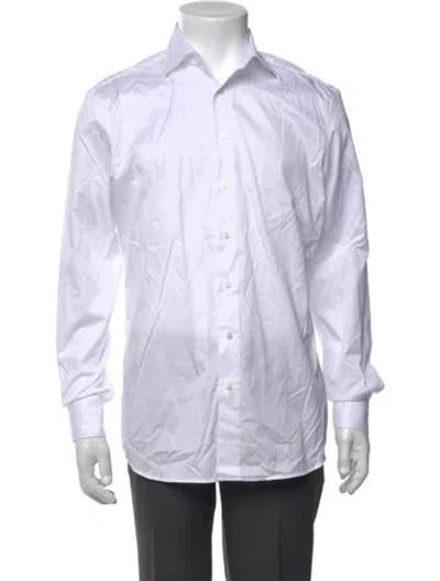 Pre-owned Suitsupply Long Sleeve Dress Shirt In White