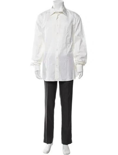Pre-owned Suitsupply Long Sleeve Dress Shirt In White