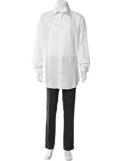 Pre-owned Suitsupply Long Sleeve Dress Shirt In White