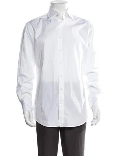 Pre-owned Suitsupply Long Sleeve Dress Shirt In White