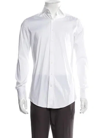 Pre-owned Suitsupply Long Sleeve Dress Shirt In White