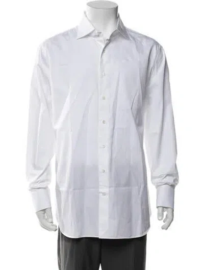 Pre-owned Suitsupply Long Sleeve Dress Shirt In White