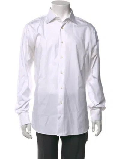 Pre-owned Suitsupply Long Sleeve Dress Shirt In White