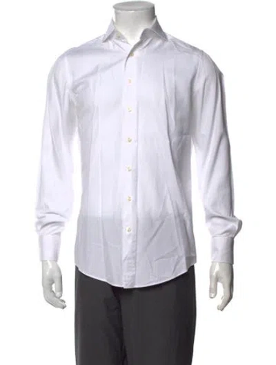 Pre-owned Suitsupply Long Sleeve Dress Shirt In White