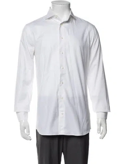 Pre-owned Suitsupply Long Sleeve Dress Shirt In White