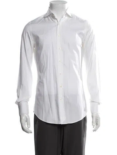 Pre-owned Suitsupply Long Sleeve Dress Shirt In White