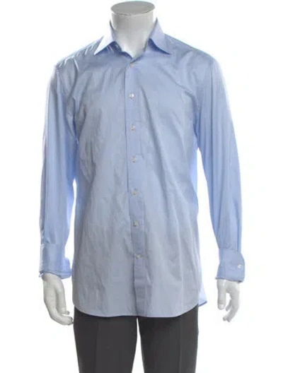 Pre-owned Suitsupply Long Sleeve Shirt In Blue