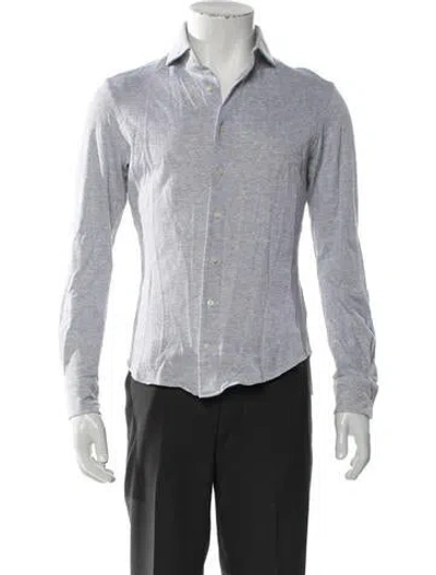 Pre-owned Suitsupply Long Sleeve Shirt In Gray