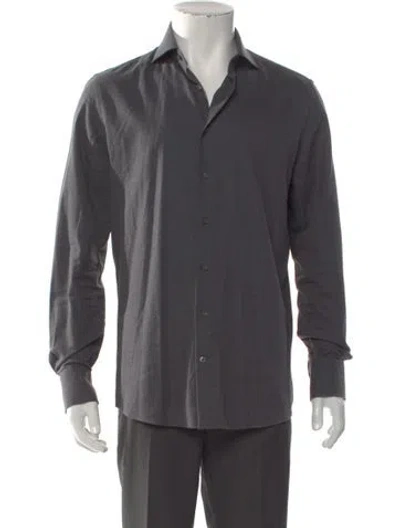 Pre-owned Suitsupply Long Sleeve Shirt In Gray