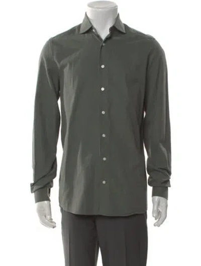 Pre-owned Suitsupply Long Sleeve Shirt In Green