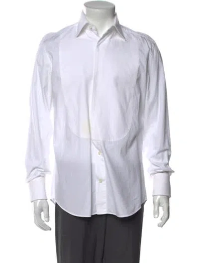 Pre-owned Suitsupply Long Sleeve Tuxedo Shirt In White