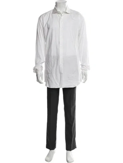 Pre-owned Suitsupply Long Sleeve Tuxedo Shirt In White