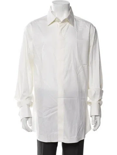 Pre-owned Suitsupply Long Sleeve Tuxedo Shirt In White