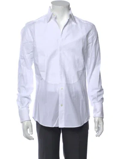 Pre-owned Suitsupply Long Sleeve Tuxedo Shirt In White