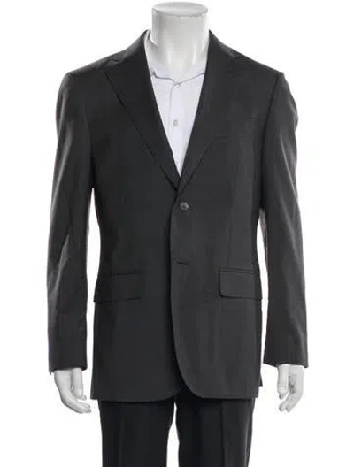 Pre-owned Suitsupply Men's Grey Pinstripe Blazer In Gray