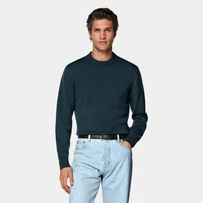 Suitsupply Mid Blue Crewneck