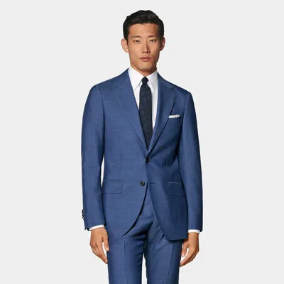 Suitsupply Mid Blue Perennial Tailored Fit Havana Suit