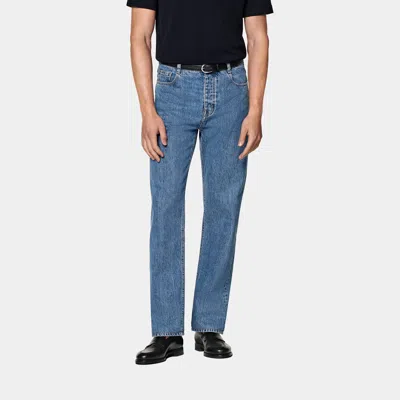 Suitsupply Mid Blue Straight Leg Jeans