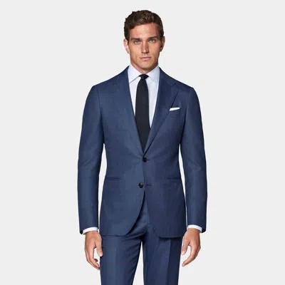 Suitsupply Mid Blue Tailored Fit Havana Suit