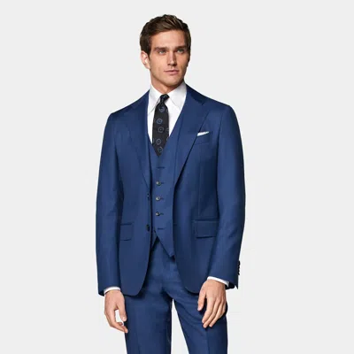 Suitsupply Mid Blue Waistcoat
