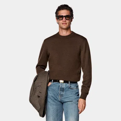 Suitsupply Mid Brown Crewneck
